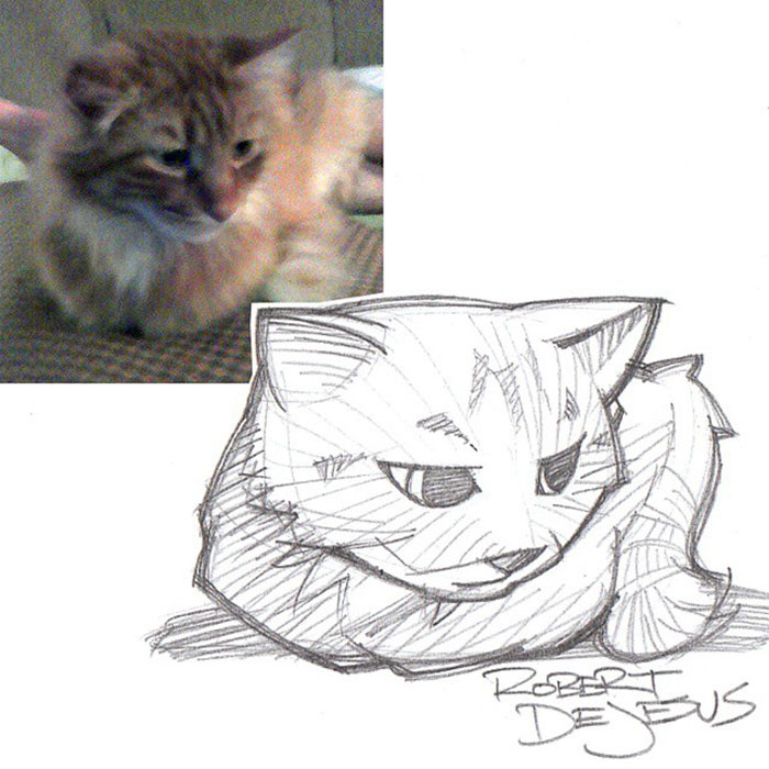 Illustrator Turns People And Their Pets Into Cartoon Characters Illustrator Turns People And Their Pets Into Cartoon Characters