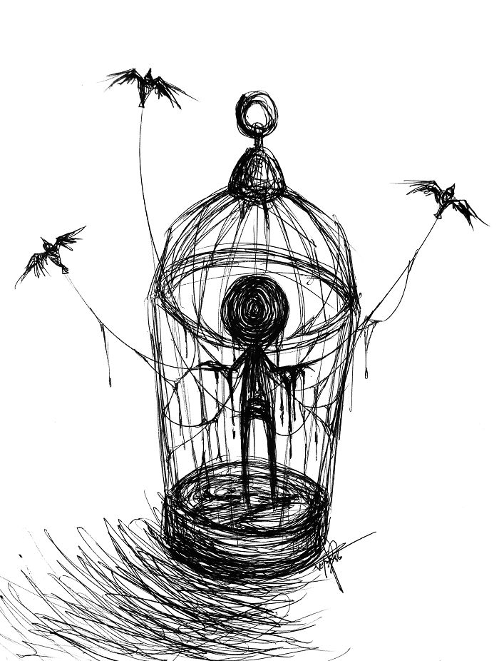 I Give Mental Illness A Voice Through My Drawings