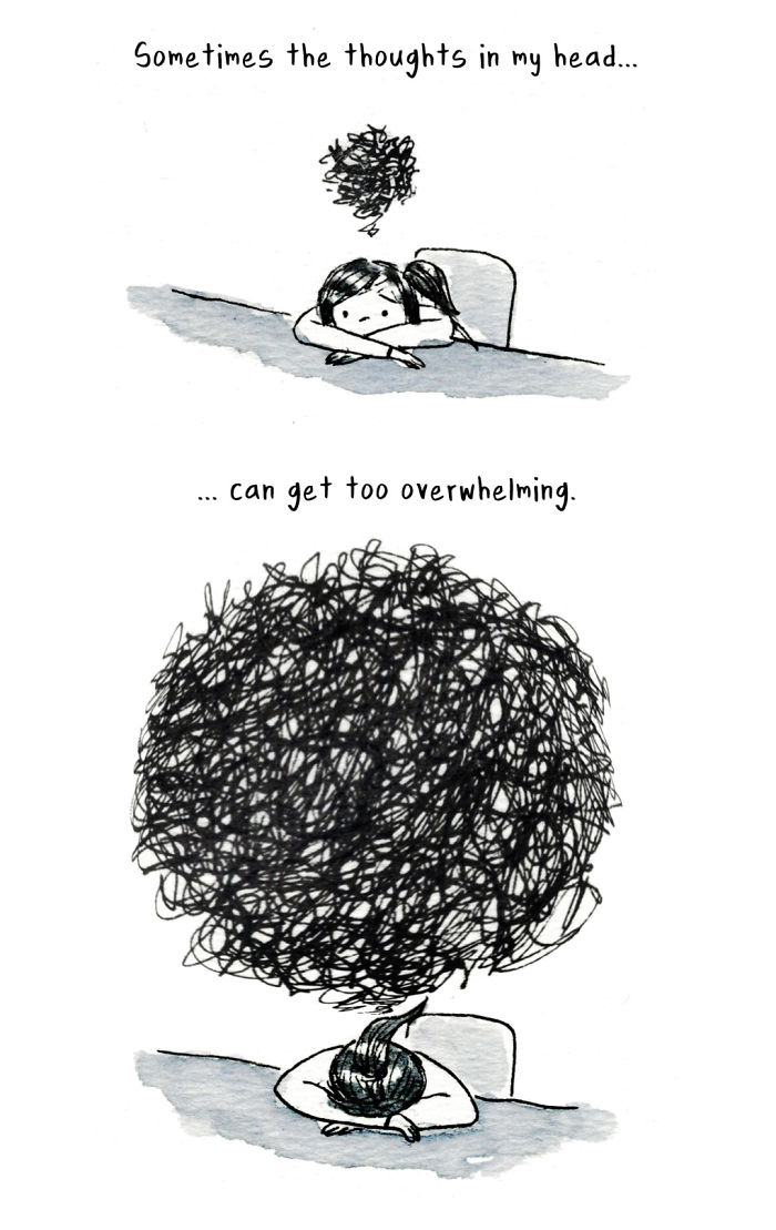 29 Introvert Comics By Debbie That Only People With Social Anxiety Will Understand