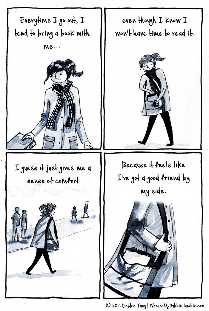 29 Introvert Comics By Debbie That Only People With Social Anxiety Will Understand