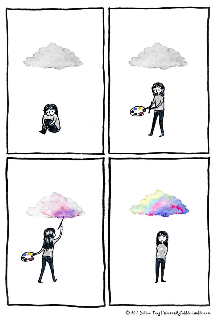 29 Introvert Comics By Debbie That Only People With Social Anxiety Will Understand