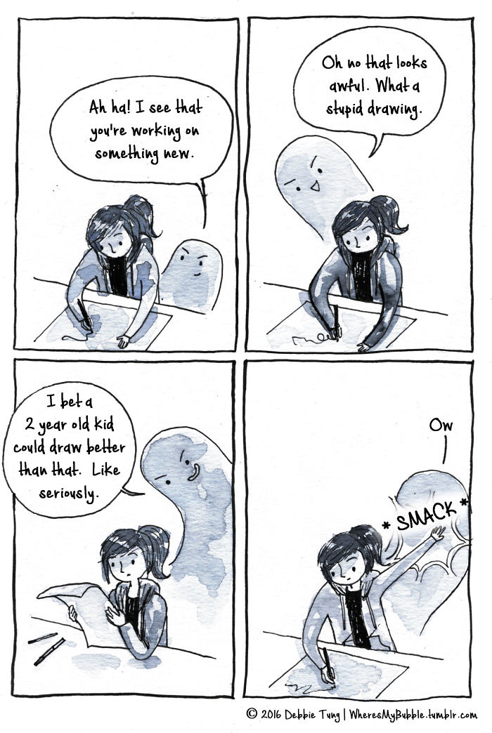 29 Introvert Comics By Debbie That Only People With Social Anxiety Will Understand