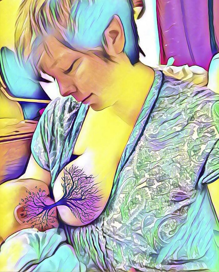 ‘Tree Of Life’ Breastfeeding Photos Are Taking Internet By Storm