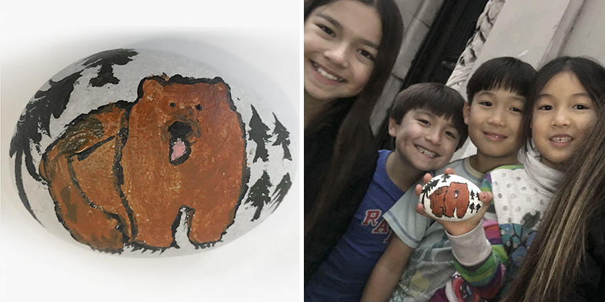 We Placed Our Art Rocks Around The World To Brighten Someone’s Day! We Placed Our Art Rocks Around The World To Brighten Someone’s Day!