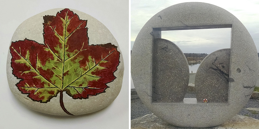 We Placed Our Art Rocks Around The World To Brighten Someone’s Day! We Placed Our Art Rocks Around The World To Brighten Someone’s Day!