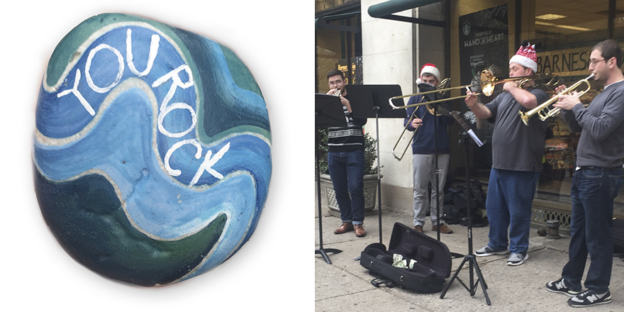 We Placed Our Art Rocks Around The World To Brighten Someone’s Day! We Placed Our Art Rocks Around The World To Brighten Someone’s Day!