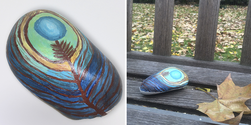 We Placed Our Art Rocks Around The World To Brighten Someone’s Day! We Placed Our Art Rocks Around The World To Brighten Someone’s Day!