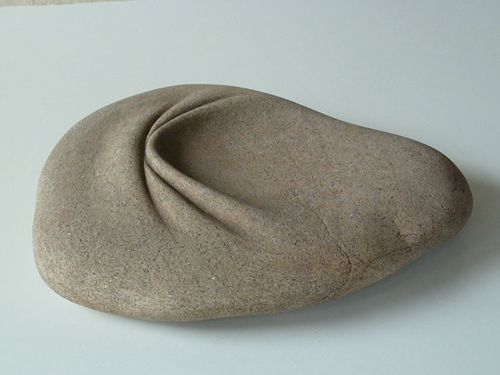 Artist Makes Stone Look Soft By Twisting, Folding And Peeling It