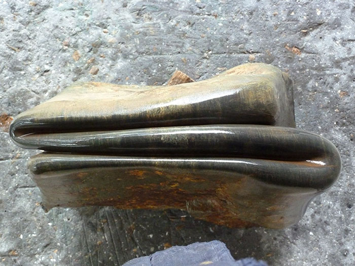 Artist Makes Stone Look Soft By Twisting, Folding And Peeling It Artist Makes Stone Look Soft By Twisting, Folding And Peeling It