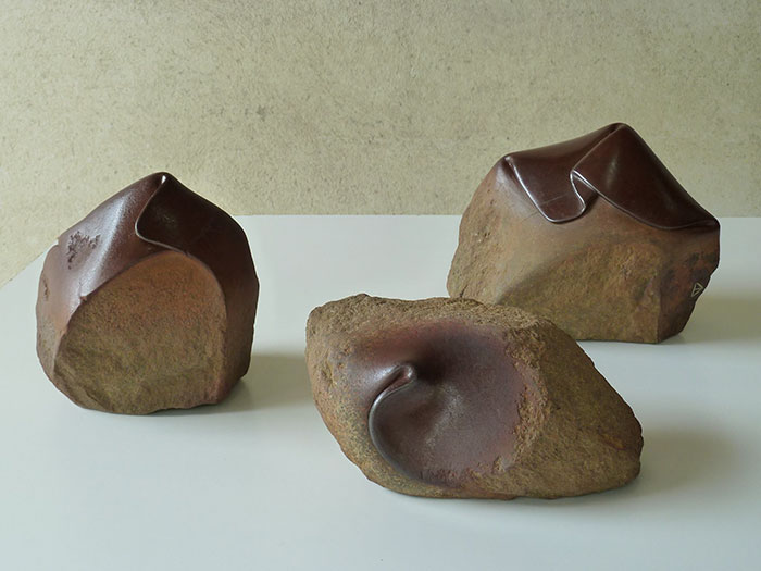 Artist Makes Stone Look Soft By Twisting, Folding And Peeling It Artist Makes Stone Look Soft By Twisting, Folding And Peeling It