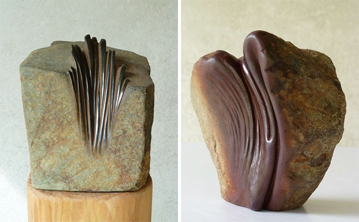 Artist Makes Stone Look Soft By Twisting, Folding And Peeling It