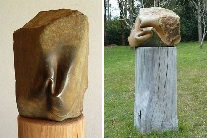 Artist Makes Stone Look Soft By Twisting, Folding And Peeling It