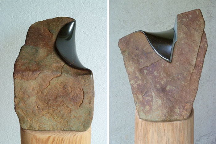 Artist Makes Stone Look Soft By Twisting, Folding And Peeling It Artist Makes Stone Look Soft By Twisting, Folding And Peeling It