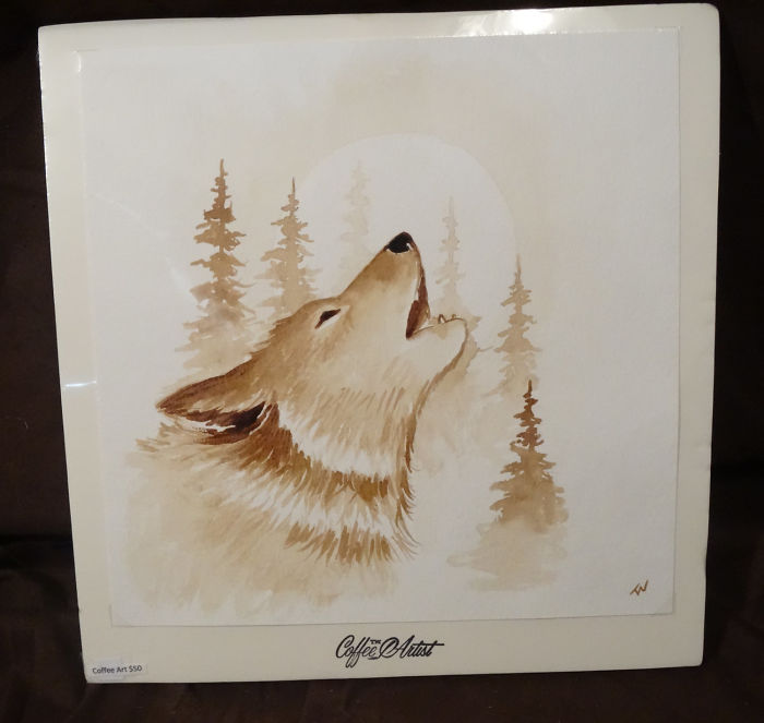 I Paint Using Only Coffee I Paint Using Only Coffee