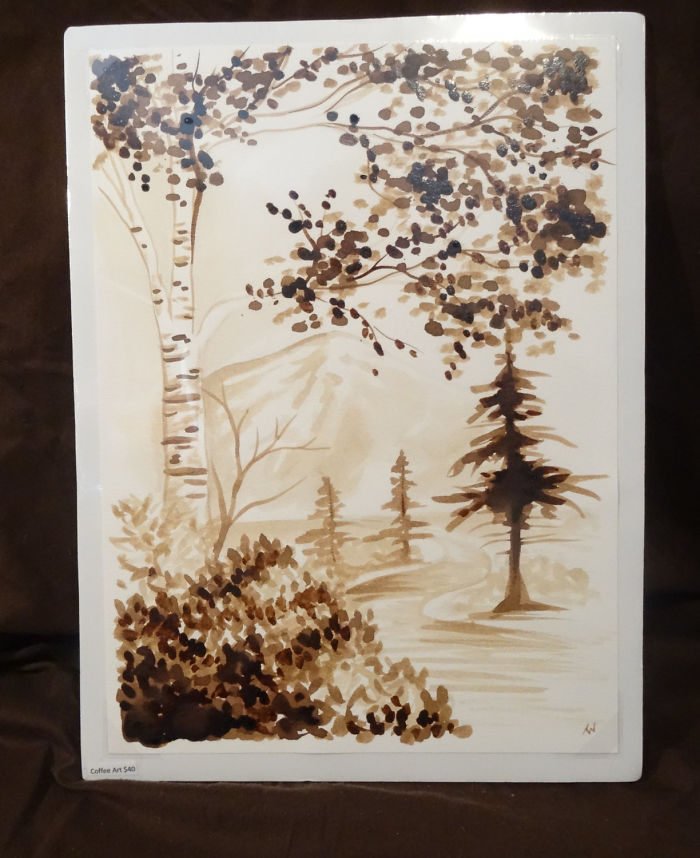 I Paint Using Only Coffee I Paint Using Only Coffee