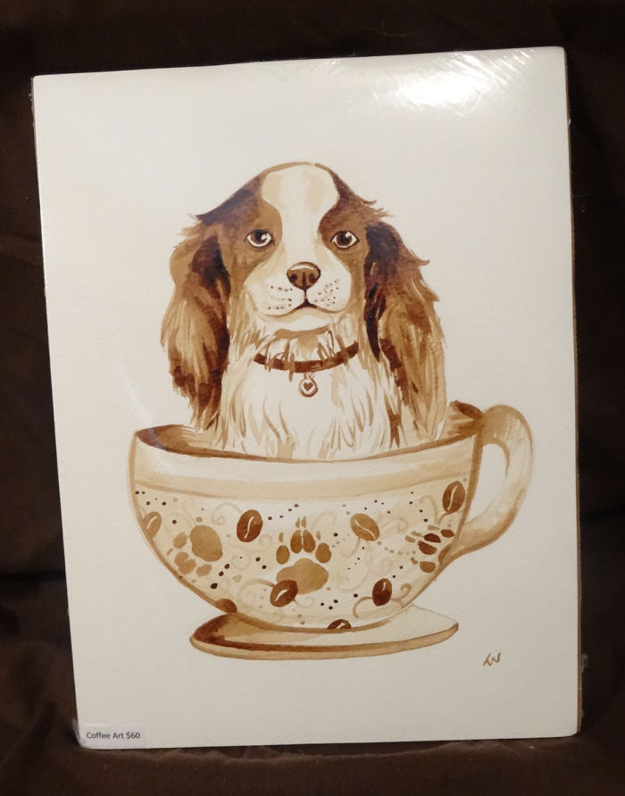 I Paint Using Only Coffee I Paint Using Only Coffee