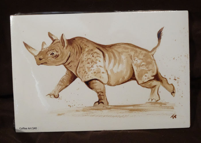 I Paint Using Only Coffee I Paint Using Only Coffee