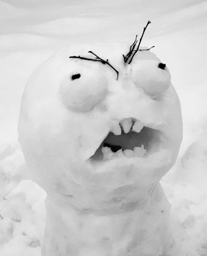 92 Hilariously Creative Snowmen That Would Make Calvin And Hobbes Proud