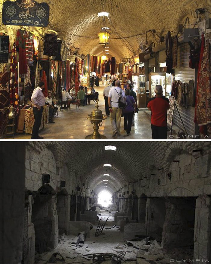 30 Before &#038; After Pics Of Aleppo Reveal What War Did To Syria&#8217;s Largest City