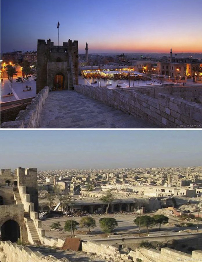 30 Before &#038; After Pics Of Aleppo Reveal What War Did To Syria&#8217;s Largest City
