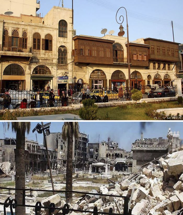 30 Before &#038; After Pics Of Aleppo Reveal What War Did To Syria&#8217;s Largest City