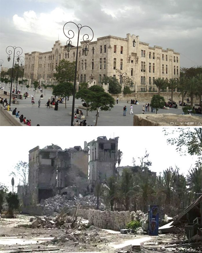 30 Before &#038; After Pics Of Aleppo Reveal What War Did To Syria&#8217;s Largest City