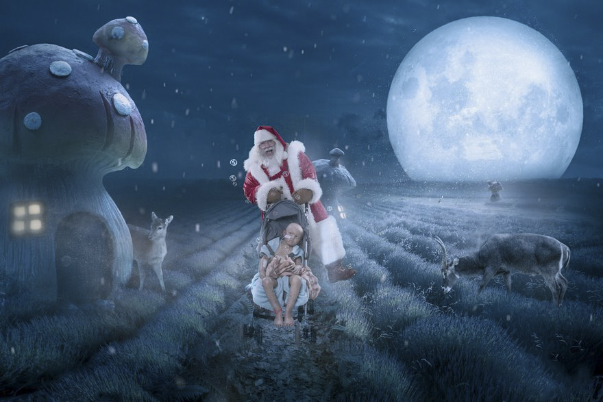 This Photographer Is Using Photoshop To Give Seriously Sick Children A Magical Christmas They Couldn’t Have This Photographer Is Using Photoshop To Give Seriously Sick Children A Magical Christmas They Couldn’t Have