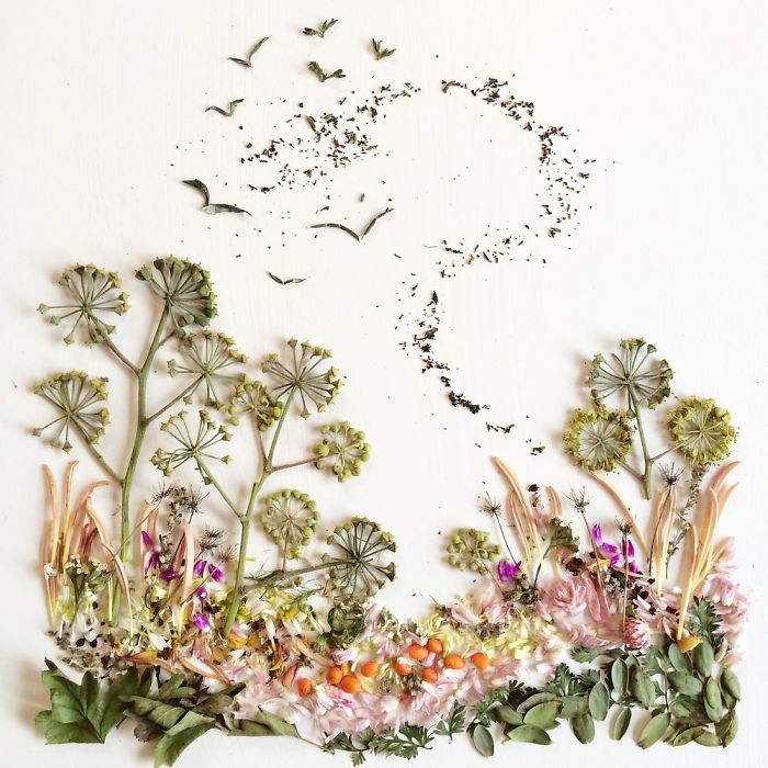 This Artist Turns Flowers Into Paintings This Artist Turns Flowers Into Paintings