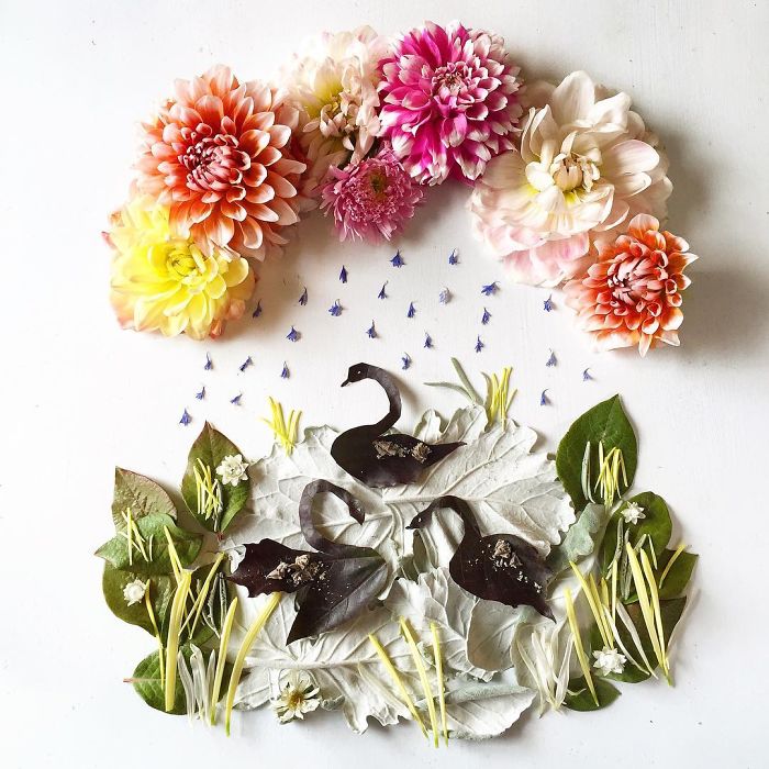 This Artist Turns Flowers Into Paintings This Artist Turns Flowers Into Paintings