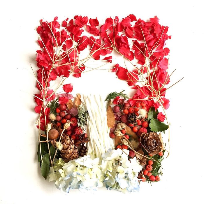 This Artist Turns Flowers Into Paintings This Artist Turns Flowers Into Paintings