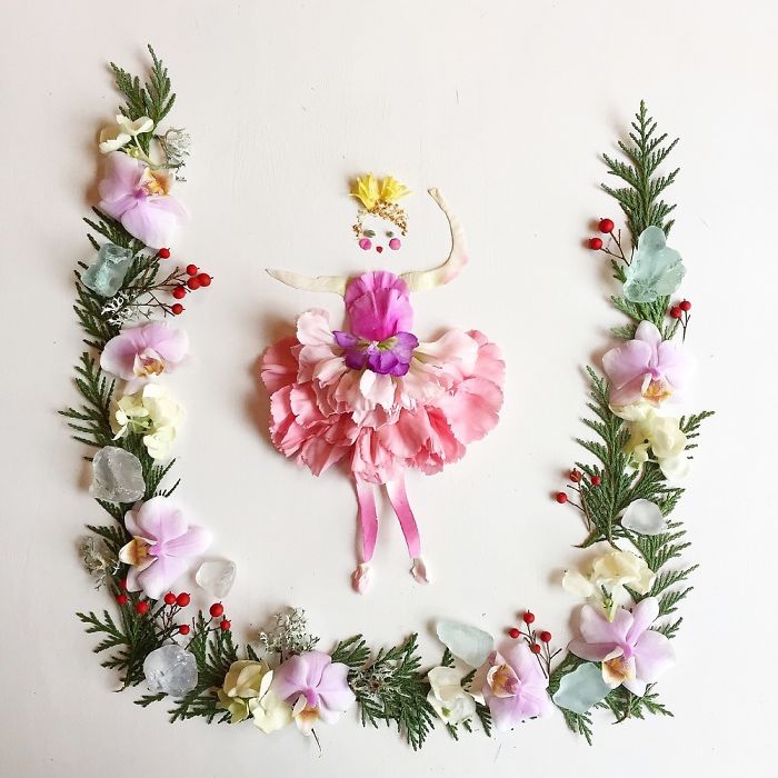 This Artist Turns Flowers Into Paintings This Artist Turns Flowers Into Paintings