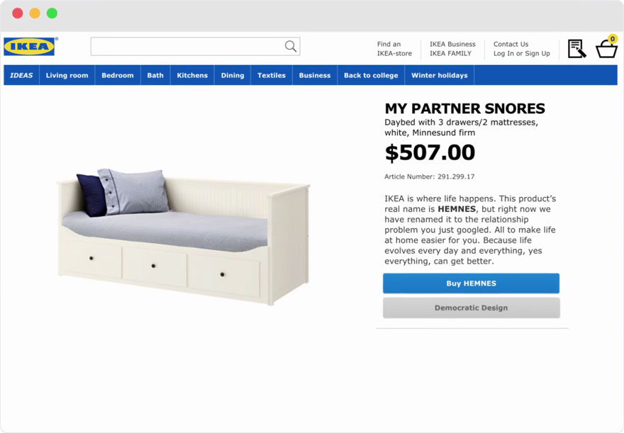 IKEA Renames Products After Most Googled Relationship Problems (101 Pics) IKEA Renames Products After Most Googled Relationship Problems (101 Pics)