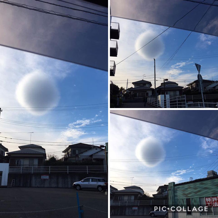 Mysterious Perfectly Spherical Cloud Captured In Japan Mysterious Perfectly Spherical Cloud Captured In Japan