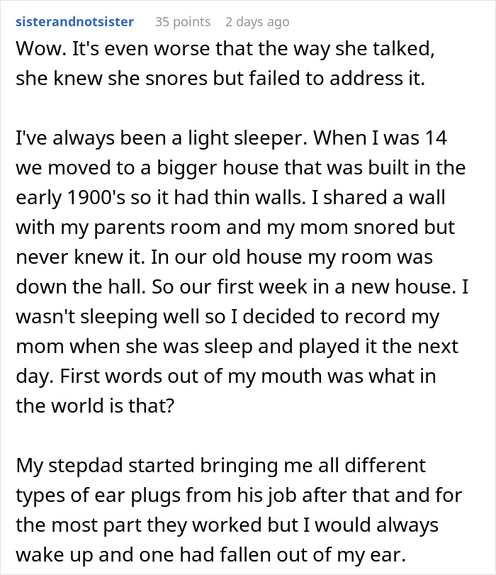 Woman Can’t Sleep Because Of Roommate’s Snoring, Keeps Her Awake In Return