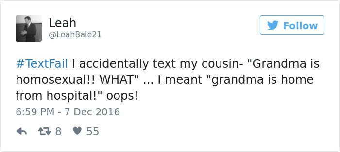 The Most Embarrassing #TextFails Ever The Most Embarrassing #TextFails Ever