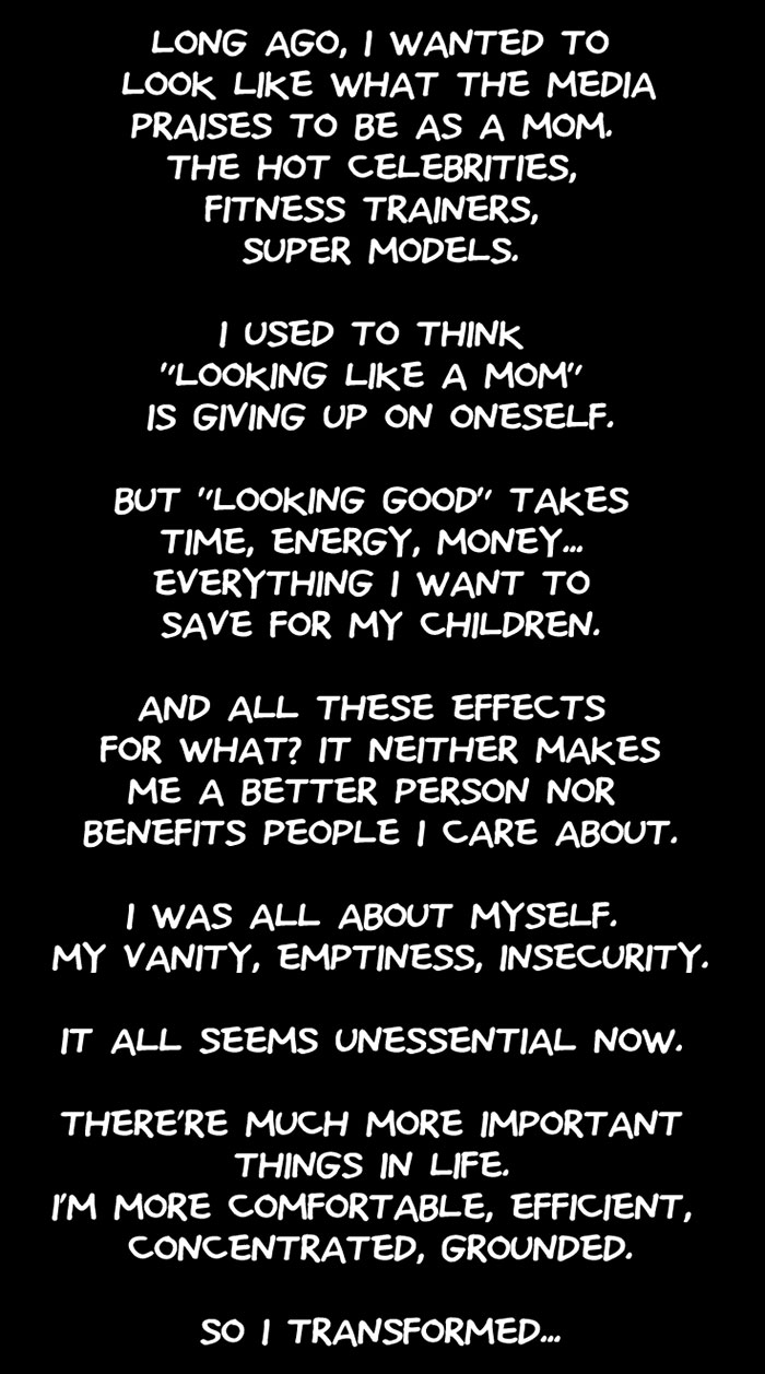 Before &#038; After Kids Comics Reveal How You Begin To Look Like A Mom