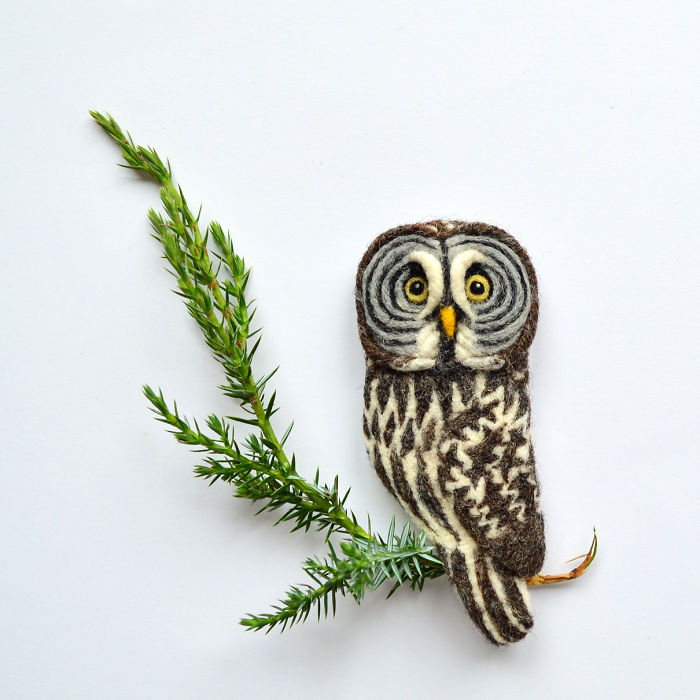 I Needle-Felt Different Species Of Birds Inspired By Nature I Needle-Felt Different Species Of Birds Inspired By Nature