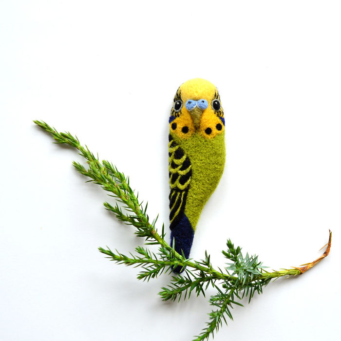 I Needle-Felt Different Species Of Birds Inspired By Nature I Needle-Felt Different Species Of Birds Inspired By Nature