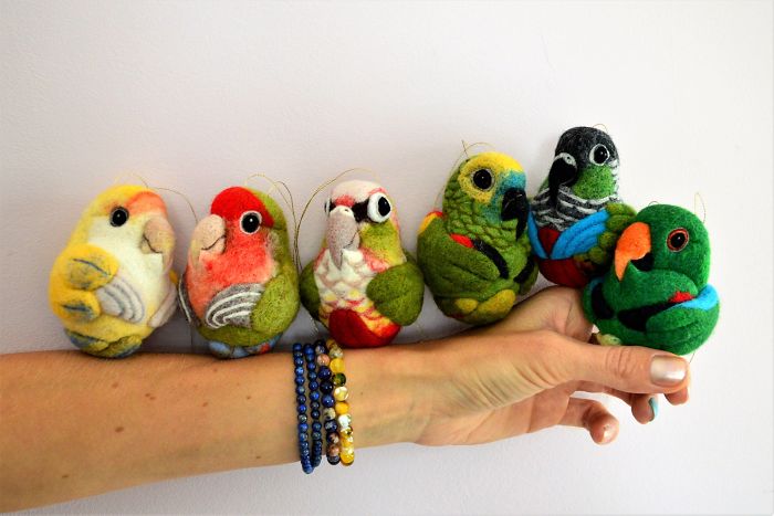 I Needle-Felt Different Species Of Birds Inspired By Nature I Needle-Felt Different Species Of Birds Inspired By Nature