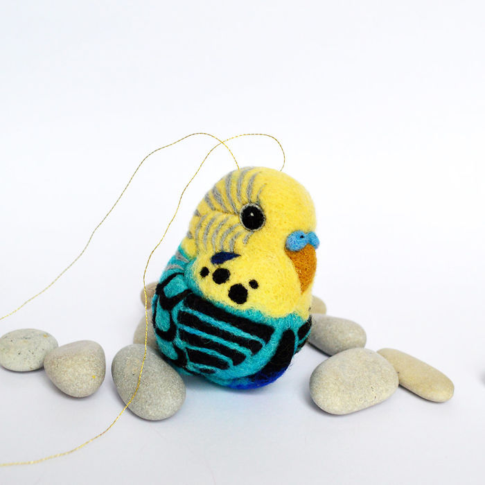 I Needle-Felt Different Species Of Birds Inspired By Nature I Needle-Felt Different Species Of Birds Inspired By Nature