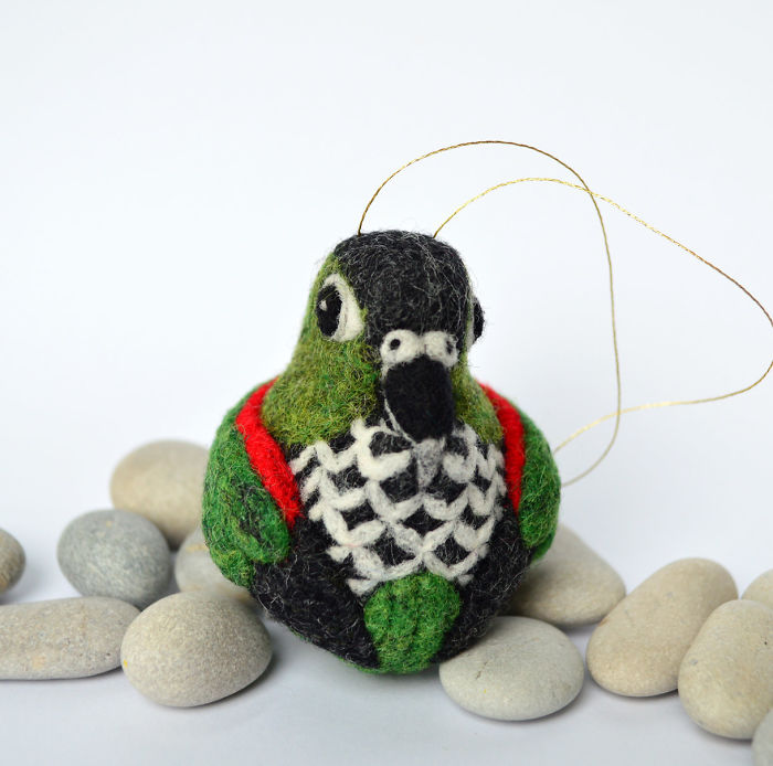 I Needle-Felt Different Species Of Birds Inspired By Nature I Needle-Felt Different Species Of Birds Inspired By Nature