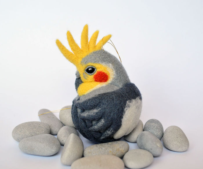 I Needle-Felt Different Species Of Birds Inspired By Nature I Needle-Felt Different Species Of Birds Inspired By Nature