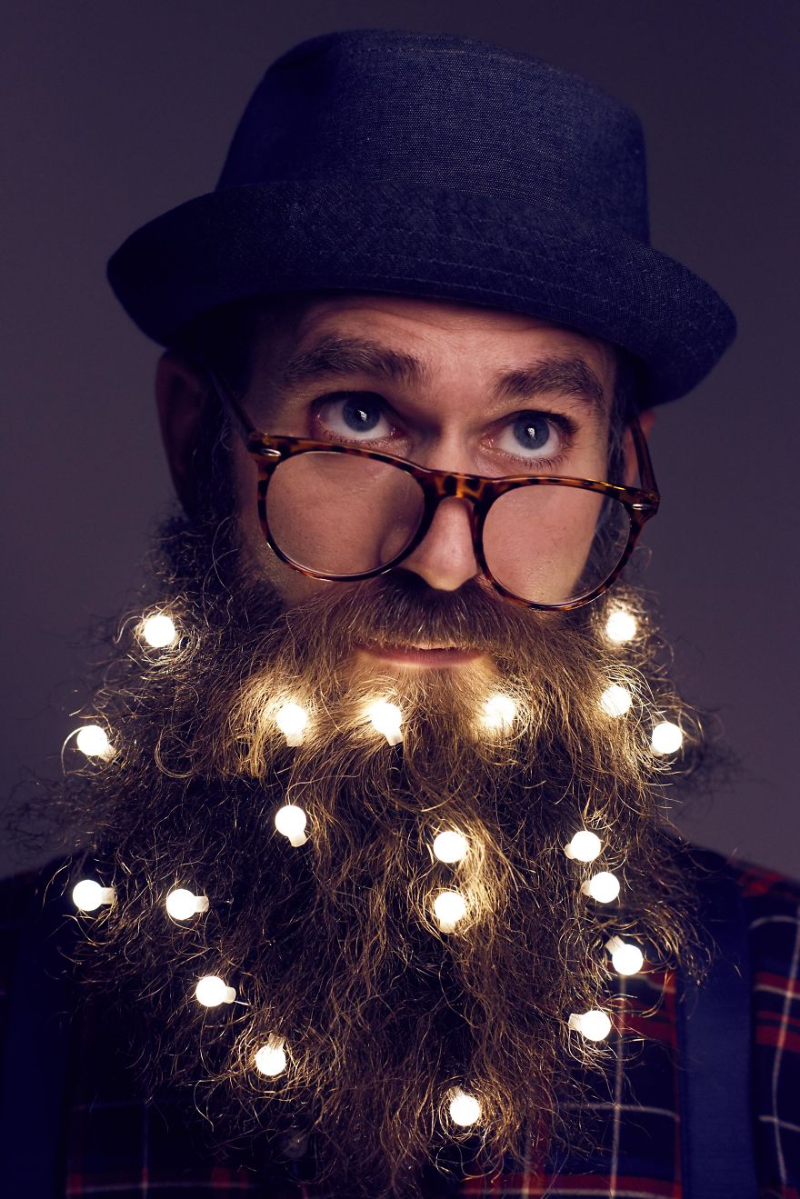 Beard Lights Will Turn Your Beard Into A Christmas Tree Beard Lights Will Turn Your Beard Into A Christmas Tree