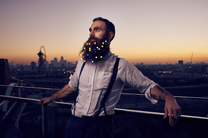 Beard Lights Will Turn Your Beard Into A Christmas Tree Beard Lights Will Turn Your Beard Into A Christmas Tree