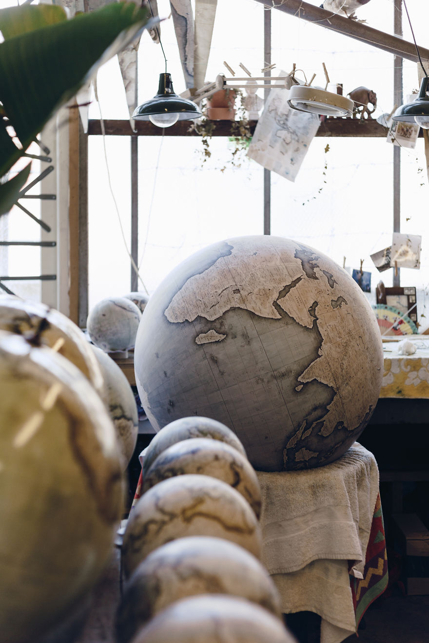 We Hand-Craft World Globes The Same Way They Were Made Hundreds Of Years Ago We Hand-Craft World Globes The Same Way They Were Made Hundreds Of Years Ago