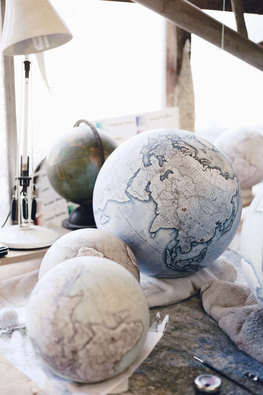 We Hand-Craft World Globes The Same Way They Were Made Hundreds Of Years Ago We Hand-Craft World Globes The Same Way They Were Made Hundreds Of Years Ago