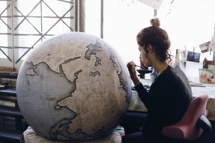 We Hand-Craft World Globes The Same Way They Were Made Hundreds Of Years Ago We Hand-Craft World Globes The Same Way They Were Made Hundreds Of Years Ago