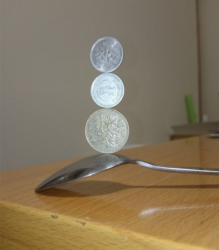 This Japanese Guy&#8217;s Coin Stacking Skills Almost Defy Gravity