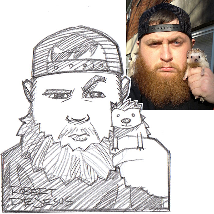 Illustrator Turns Strangers Into Anime Characters