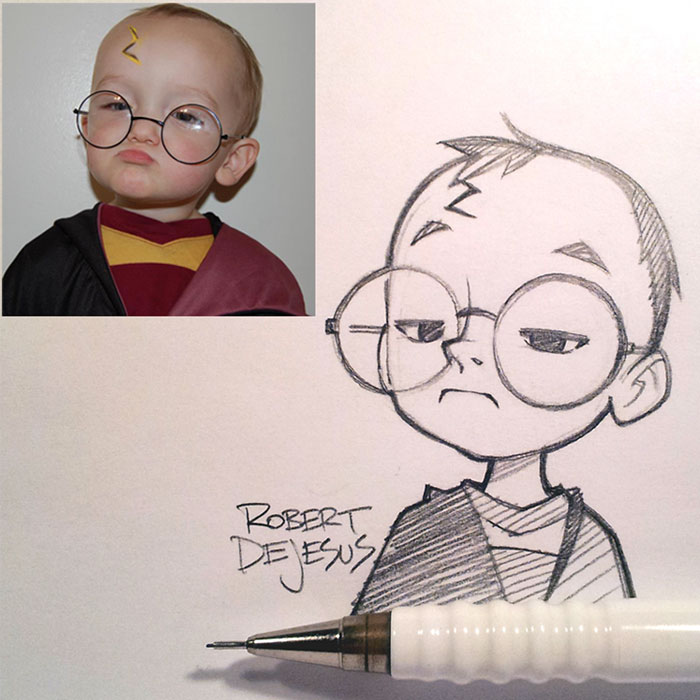 Illustrator Turns Strangers Into Anime Characters